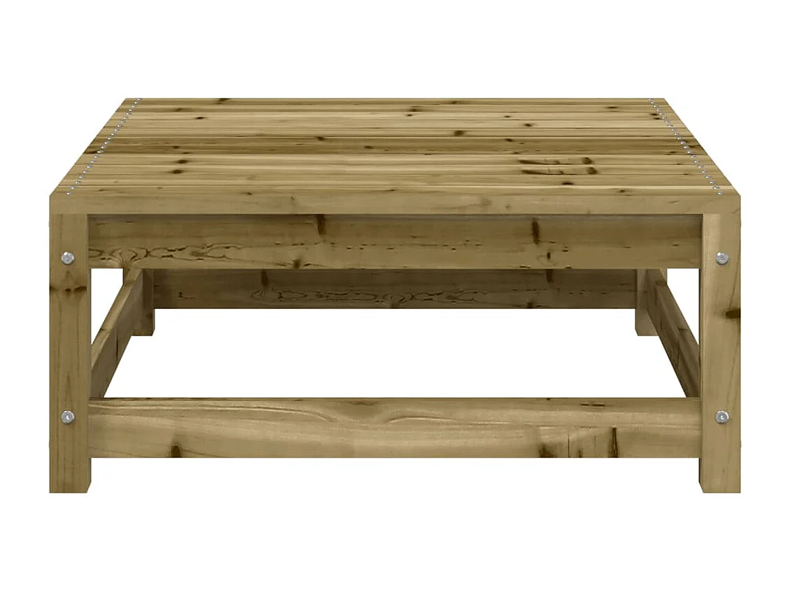 Aloys  Repose-pied de jardin 70x70x30 cm bois de pin imprégné