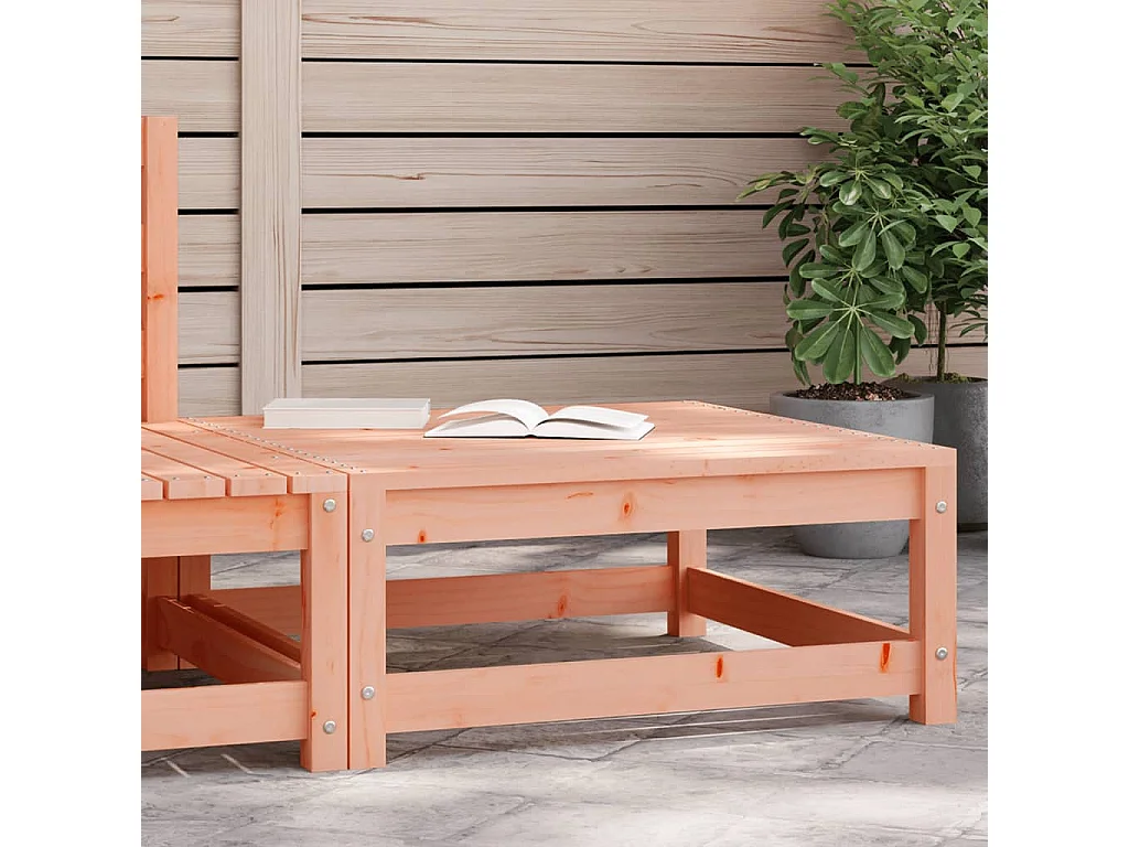 Aloys  Repose-pied de jardin 70x70x30 cm massif de douglas