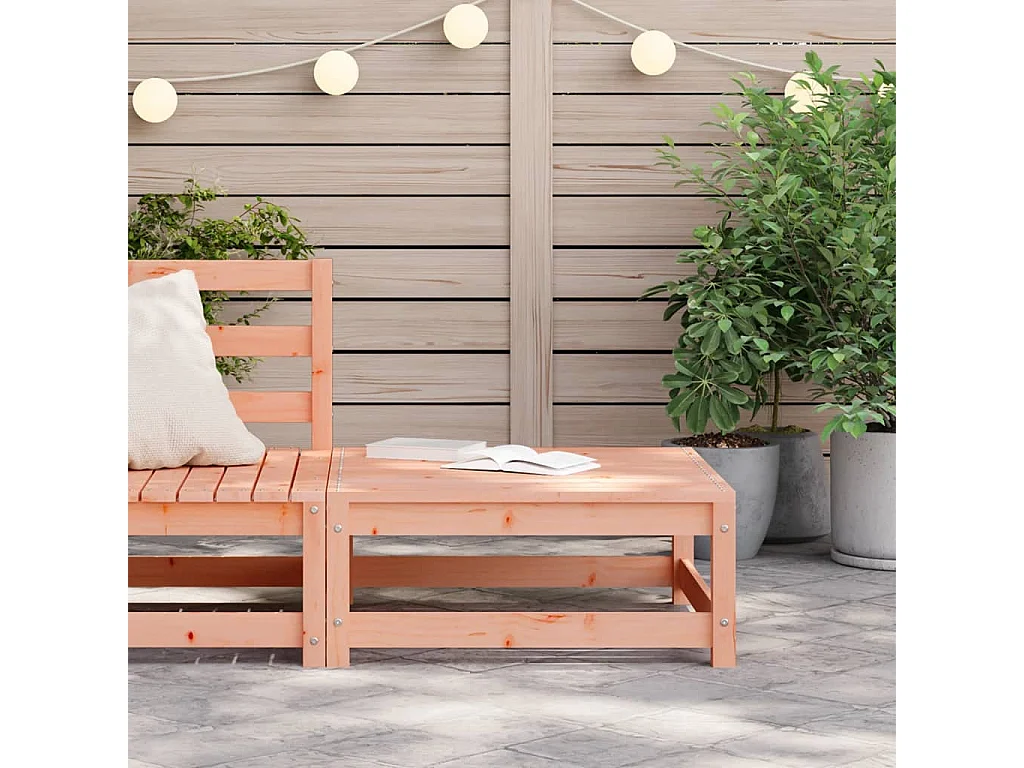 Aloys  Repose-pied de jardin 70x70x30 cm massif de douglas