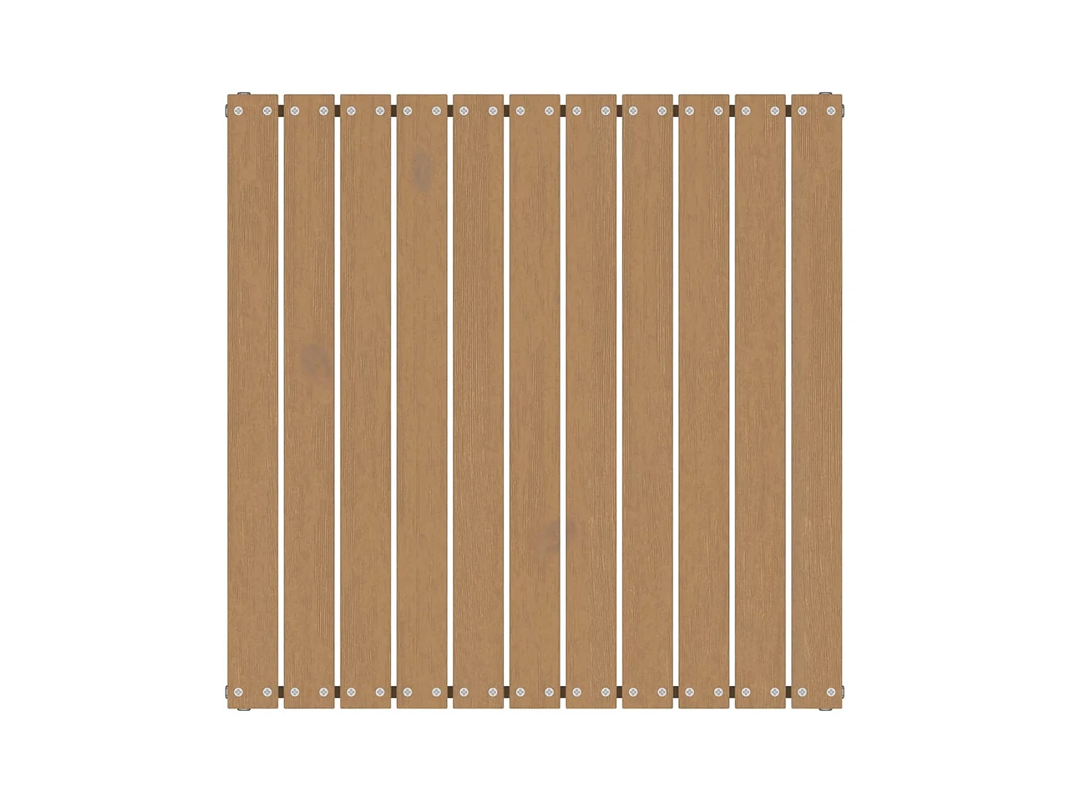 Aloys  Repose-pied de jardin 70x70x30cm marron miel bois de pin solide