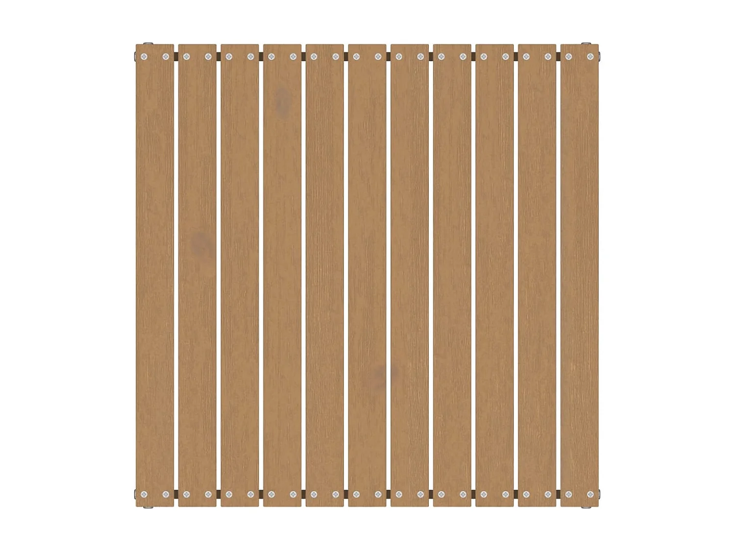 Aloys  Repose-pied de jardin 70x70x30cm marron miel bois de pin solide
