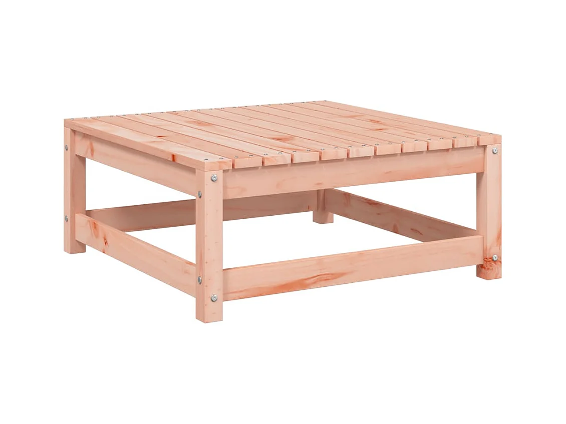 Garden Furniture -  Repose-pied de jardin avec coussin bois massif douglas