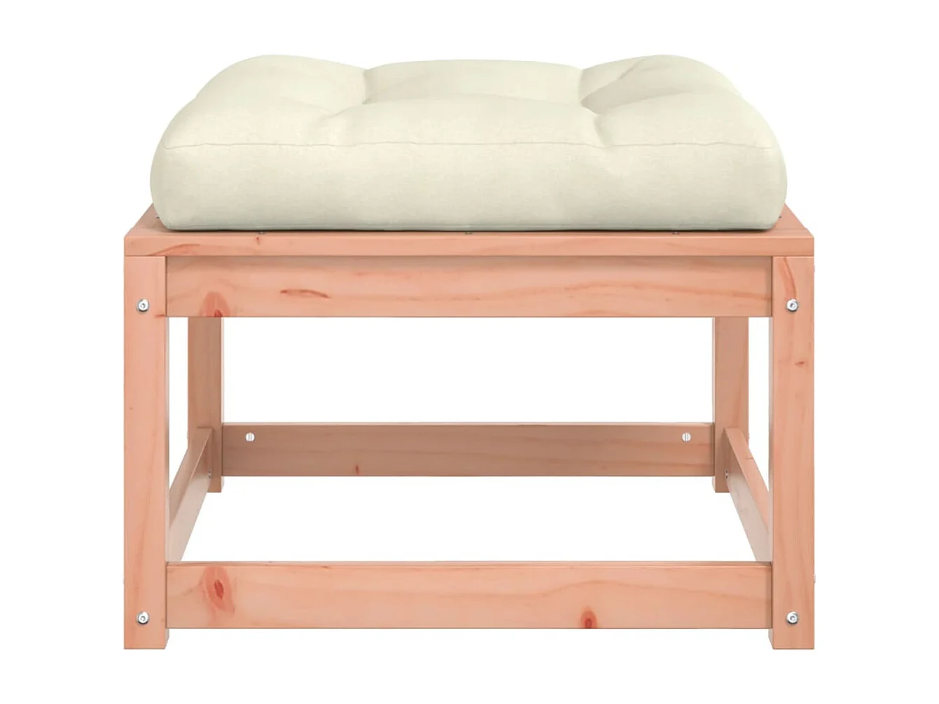 Coalgate  Repose-pied de jardin avec coussins bois massif douglas