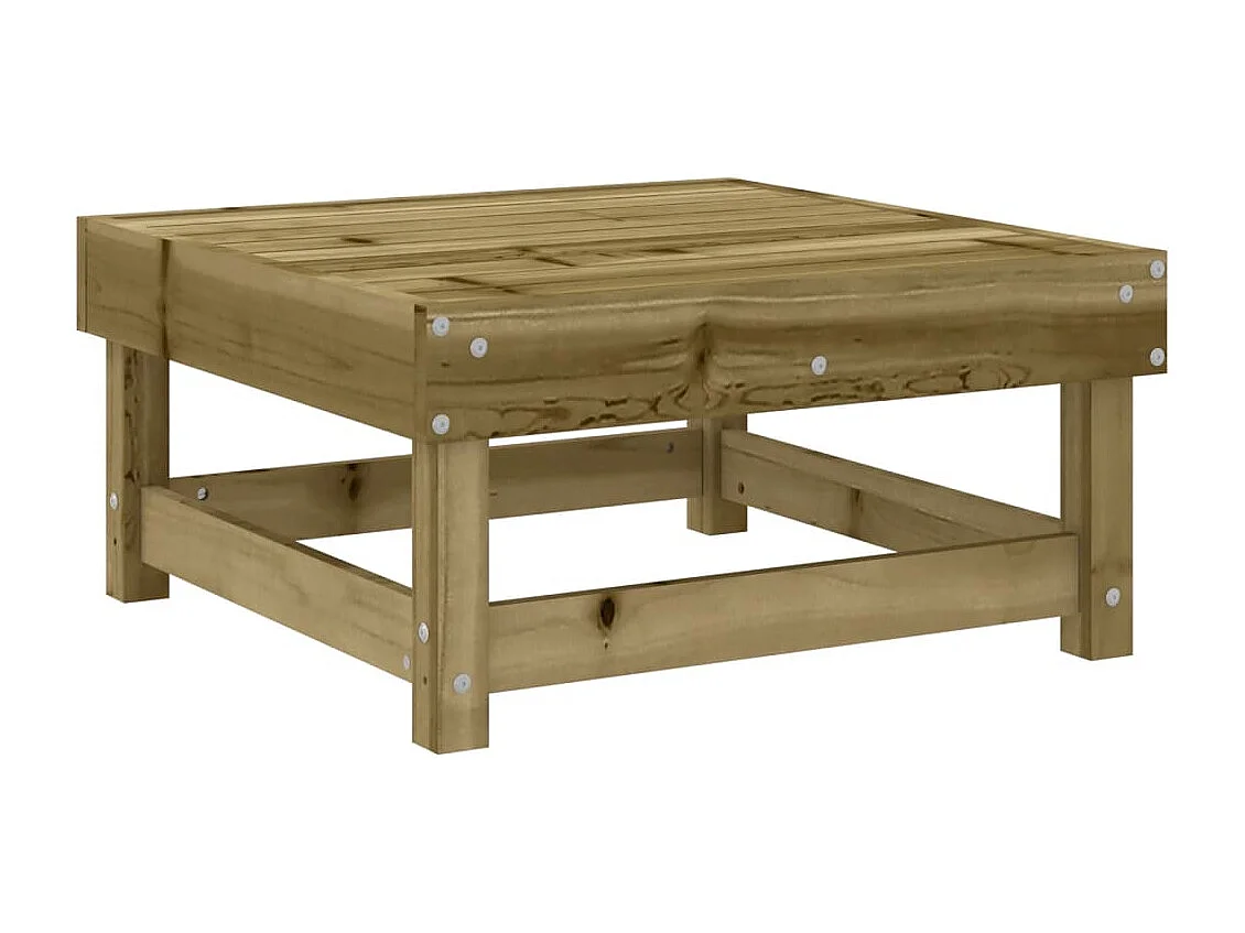 Prolenta Premium -  Repose-pied de jardin bois de pin imprégné