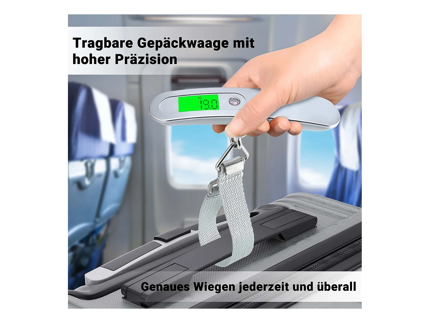 Ensemble de bagages empilables avec roues 360° et poignée rétractable – 3 tailles (M/L/XL) + balance numérique offerte