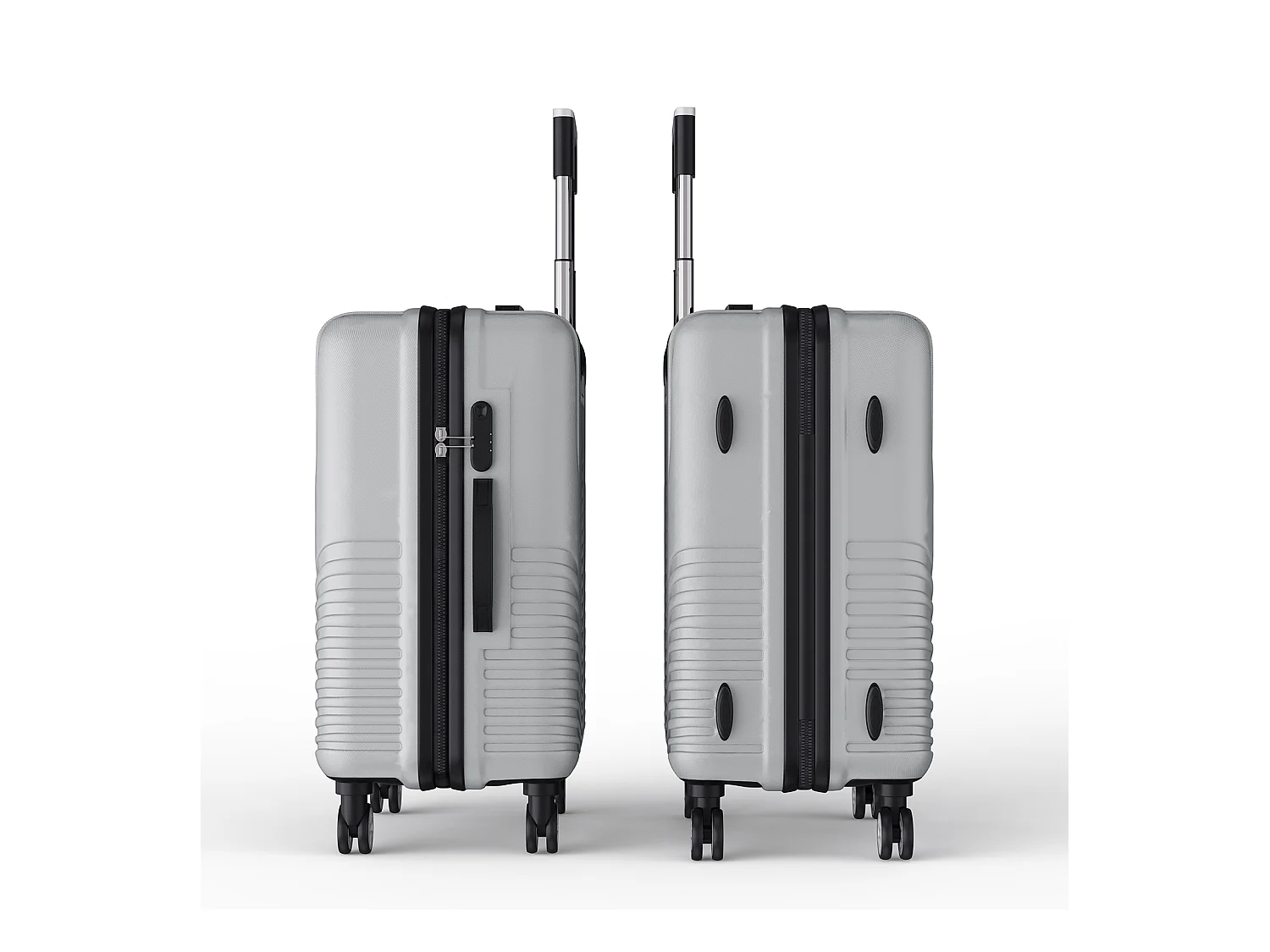 Ensemble de bagages empilables avec roues 360° et poignée rétractable – 3 tailles (M/L/XL) + balance numérique offerte