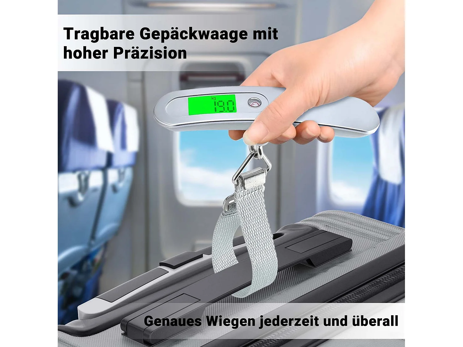 Ensemble de bagages empilables avec roues 360° et poignée rétractable – 3 tailles (M/L/XL) + balance numérique offerte