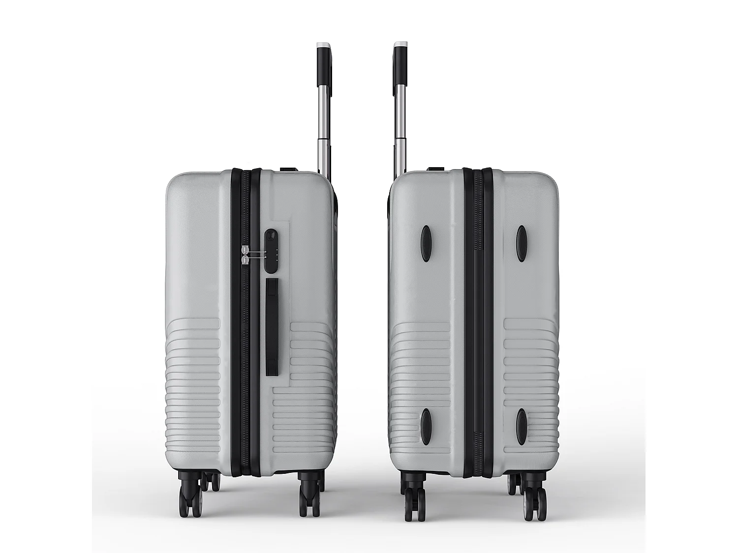 Ensemble de bagages empilables avec roues 360° et poignée rétractable – 3 tailles (M/L/XL) + balance numérique offerte