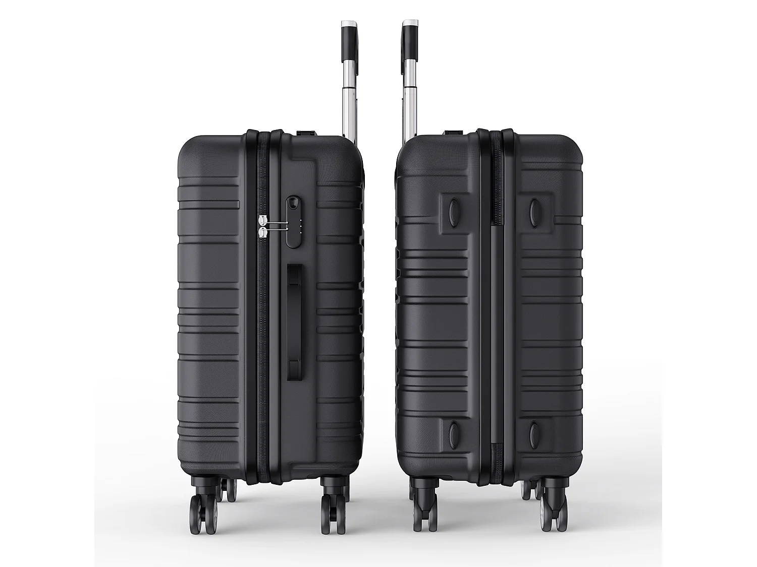 Ensemble de bagages empilables avec roues 360° et poignée rétractable – 3 tailles (M/L/XL) + balance numérique offerte