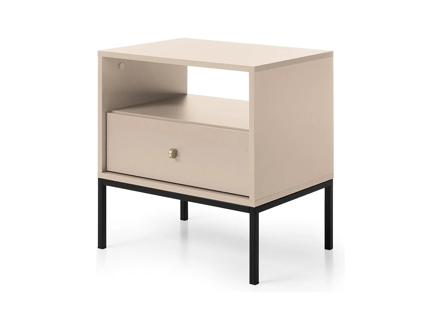 Chevet tafel 1 lade 54x56 cm