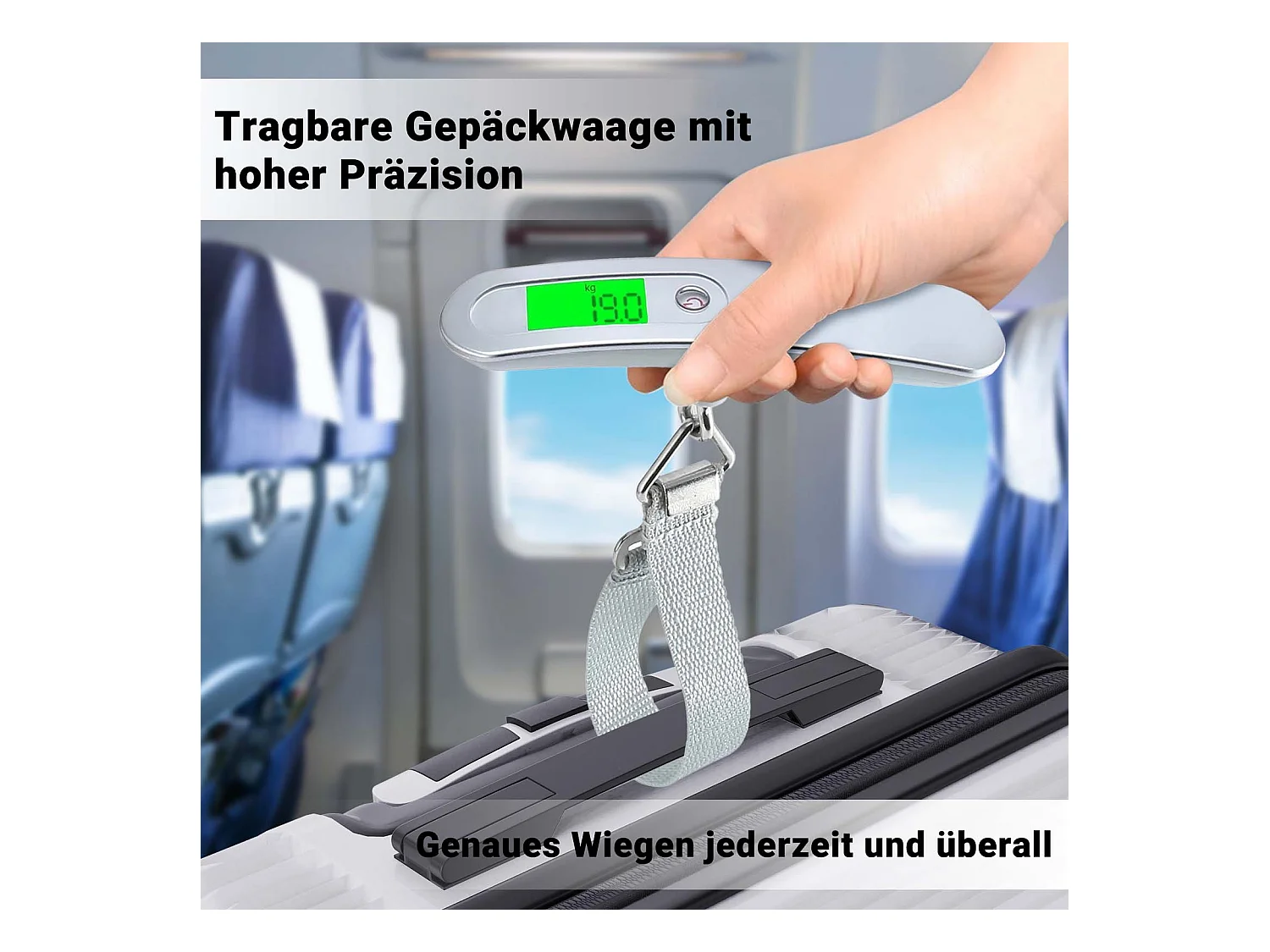 Ensemble de bagages de voyage à motif dégradé violet – 3 tailles (50,8 cm, 61 cm, 71,1 cm) + pèse-bagages portable