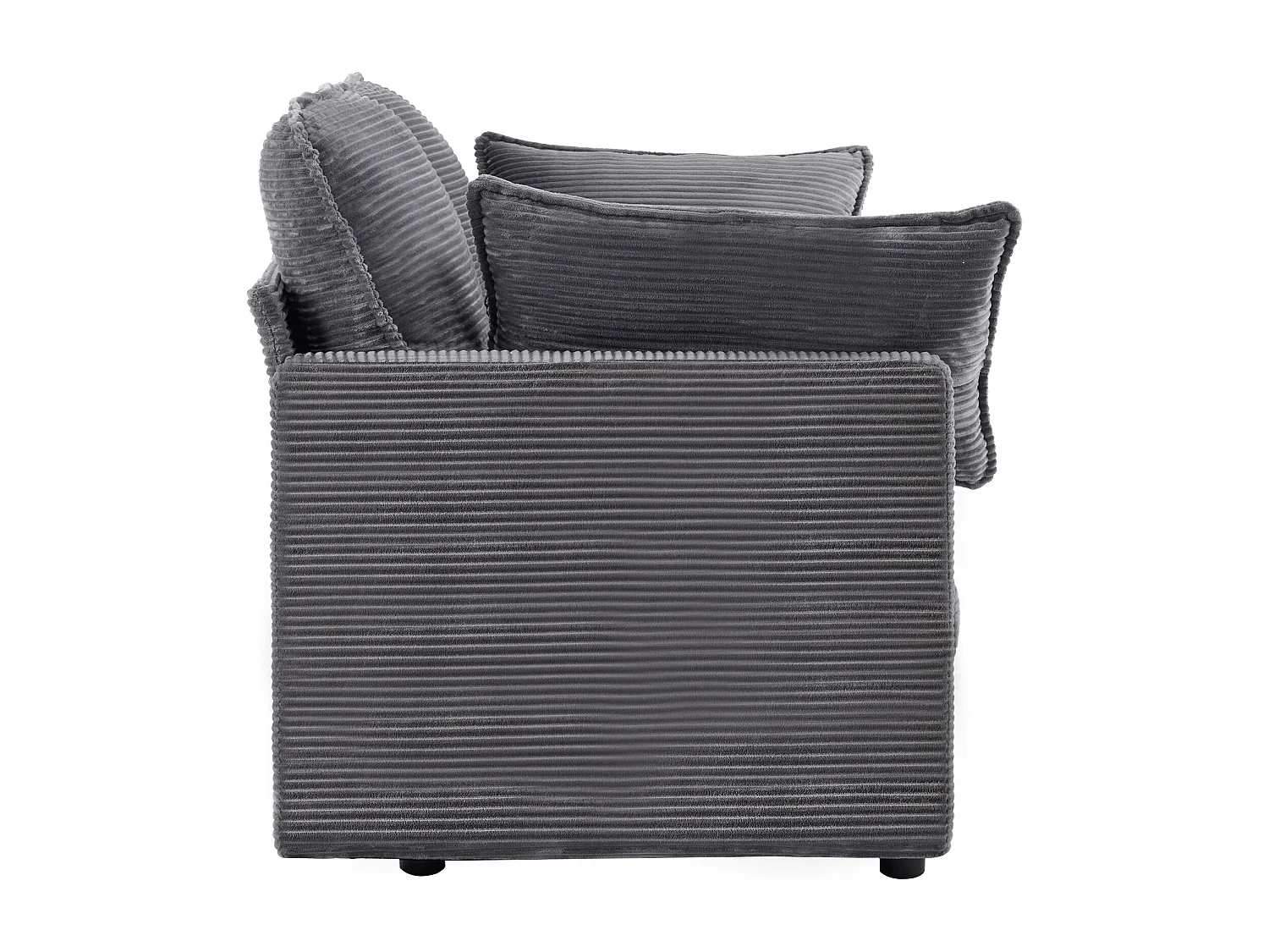 Sofá moderno de 2 lugares, design minimalista, confortável e espaçoso, para sala e quarto