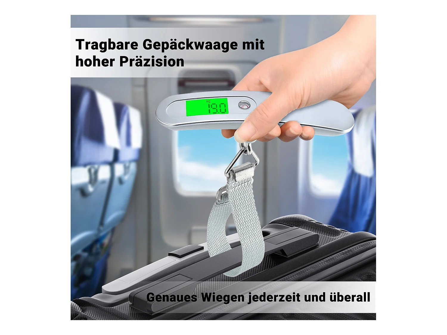 Ensemble de bagages empilables avec roues 360° et poignée rétractable – 3 tailles (M/L/XL) + balance numérique offerte