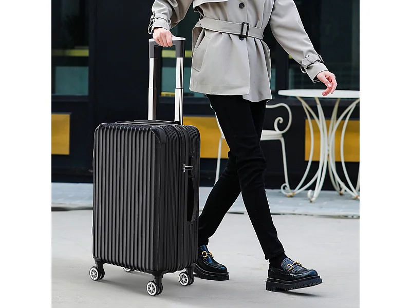 Ensemble de bagages empilables avec roues 360° et poignée rétractable – 3 tailles (M/L/XL) + balance numérique offerte