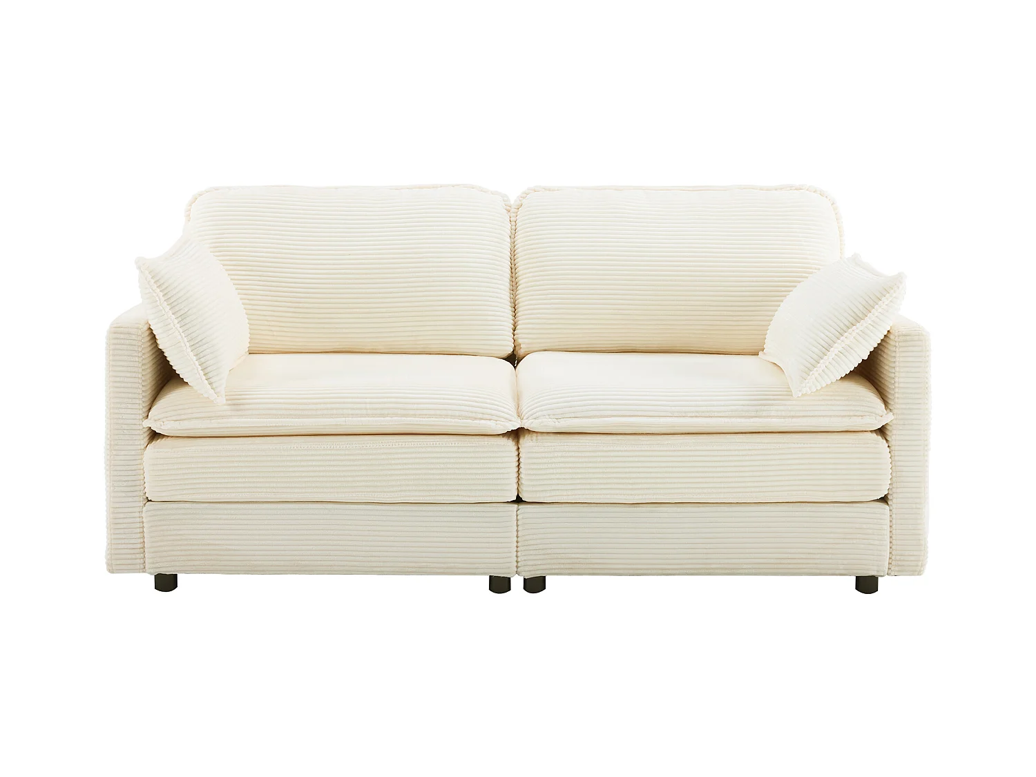 Modernes 2-Sitzer Sofa, minimalistisches Design, bequem und geräumig, für Wohnzimmer und Schlafzimmer