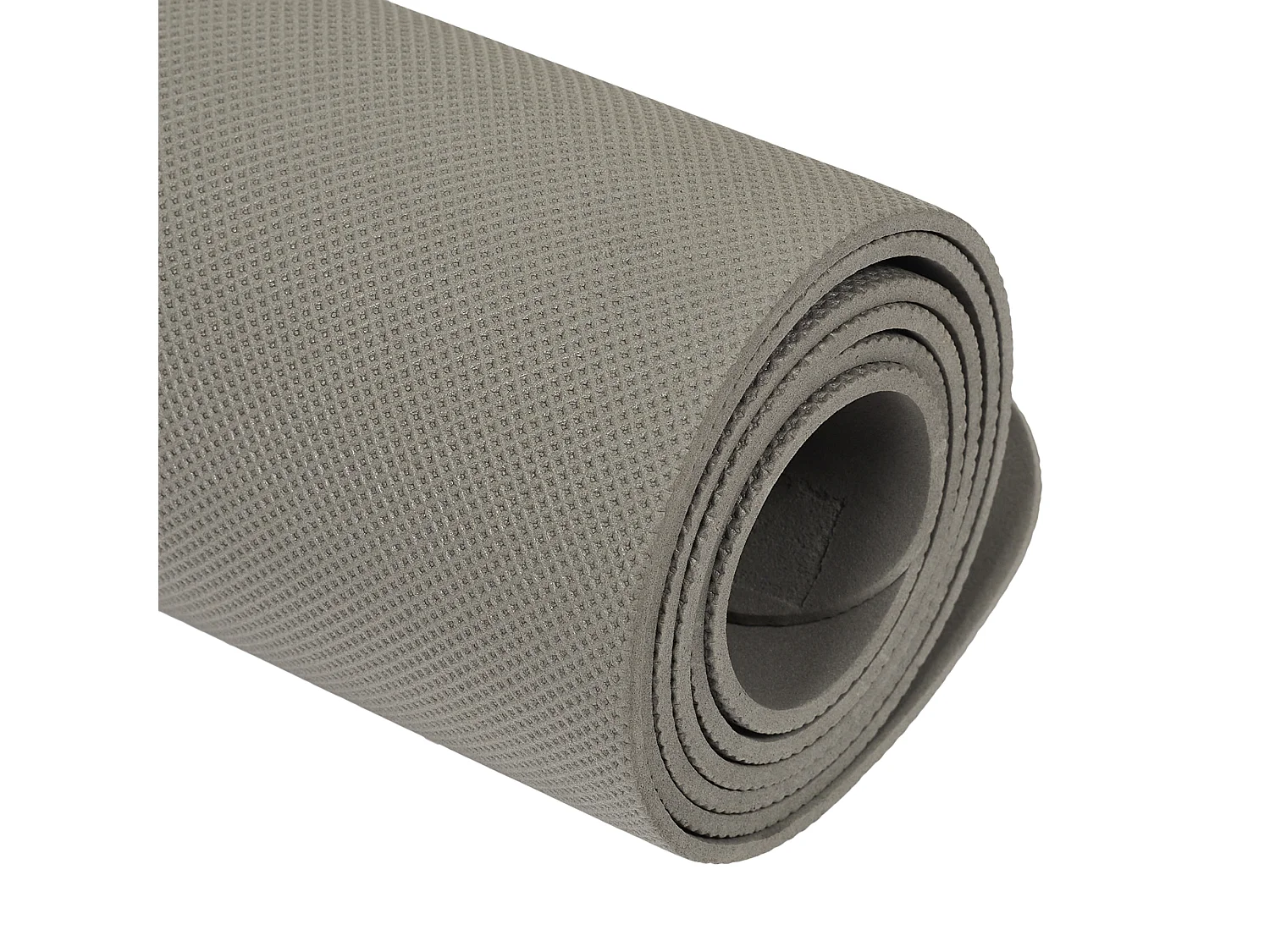 Tapis De Fitness 173x61x0.4cm Gris