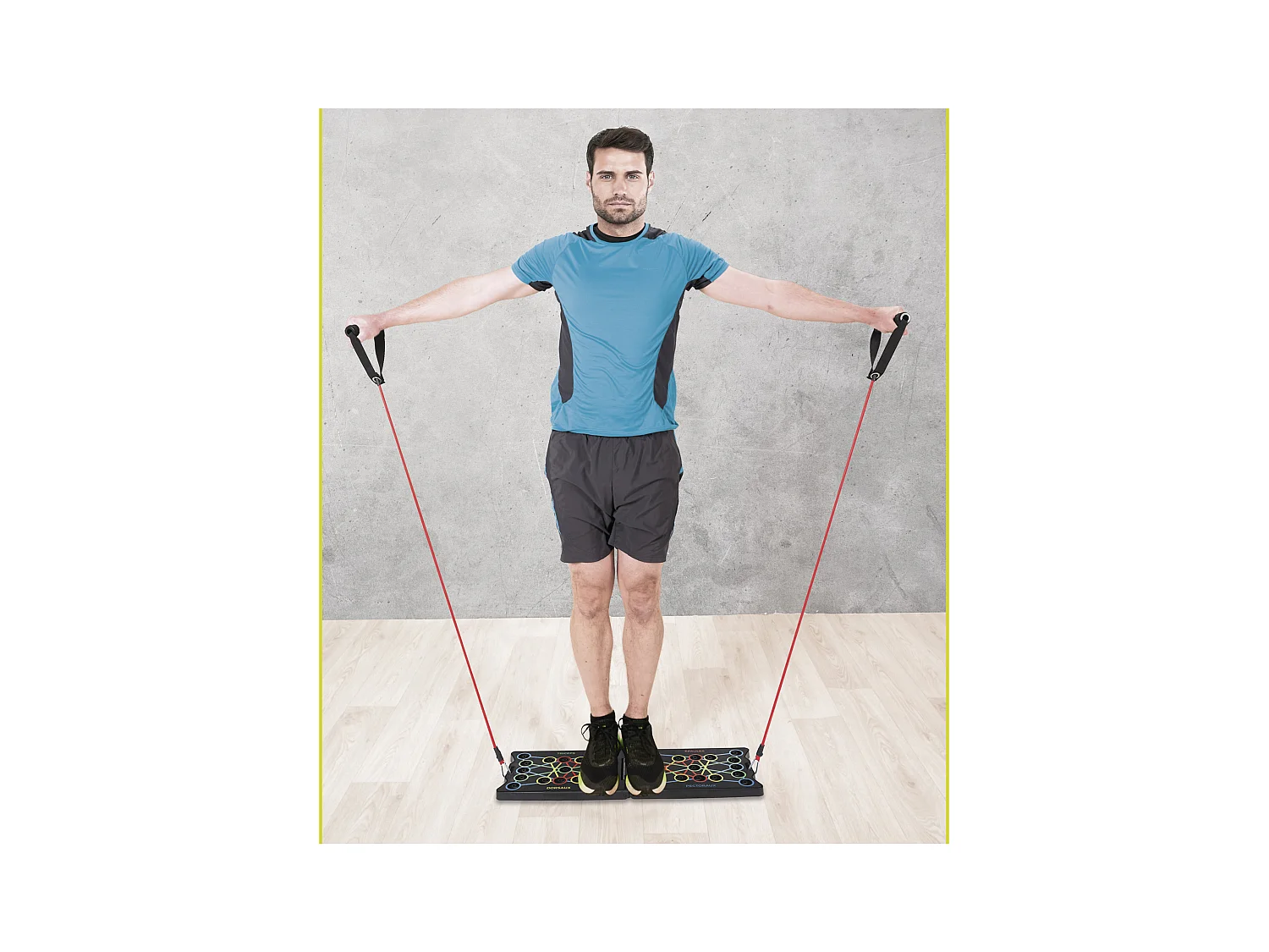 Planche De Musculation 17 En 1 Avec Elastique Multicolore