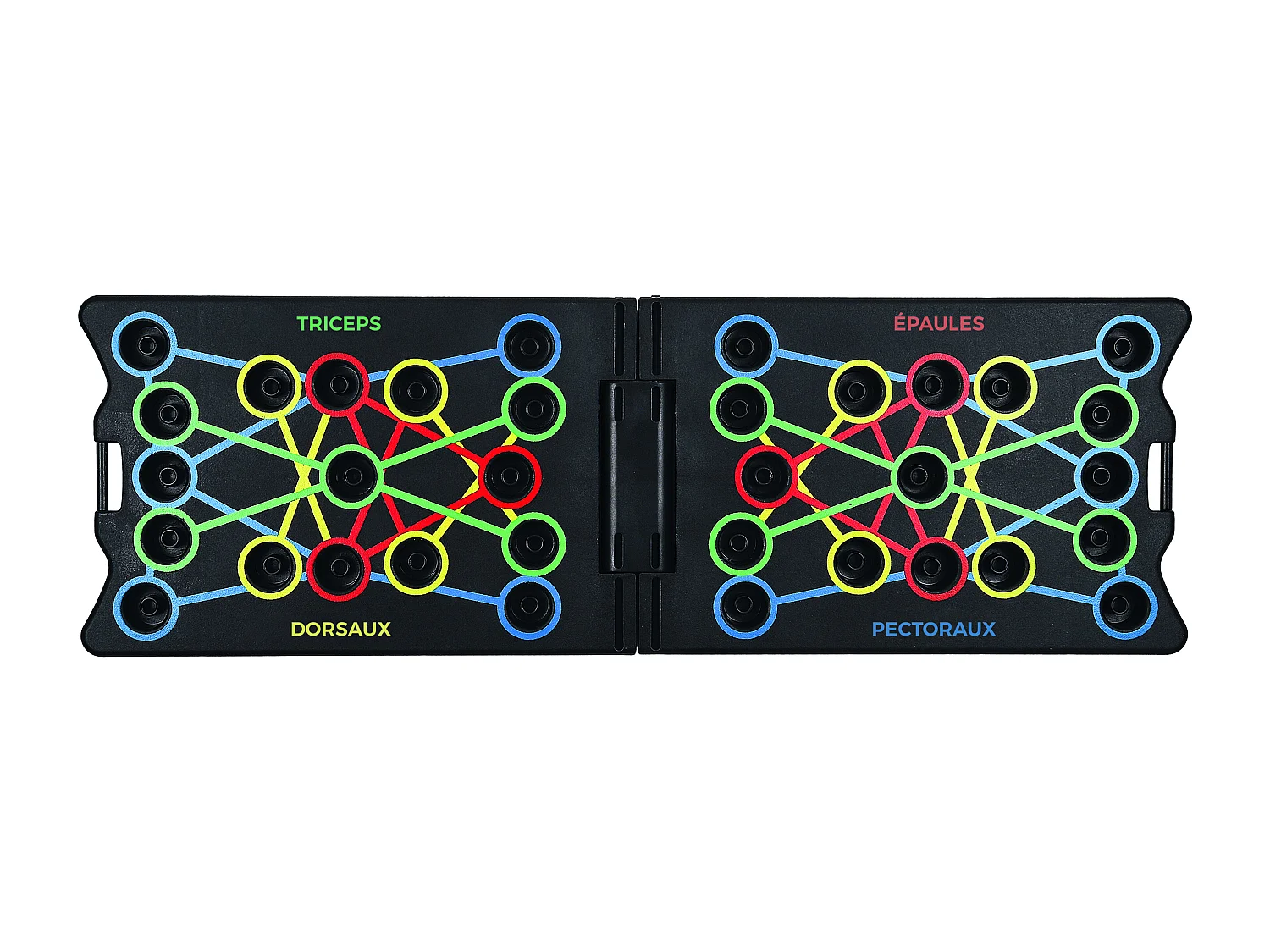 Planche De Musculation 17 En 1 Avec Elastique Multicolore