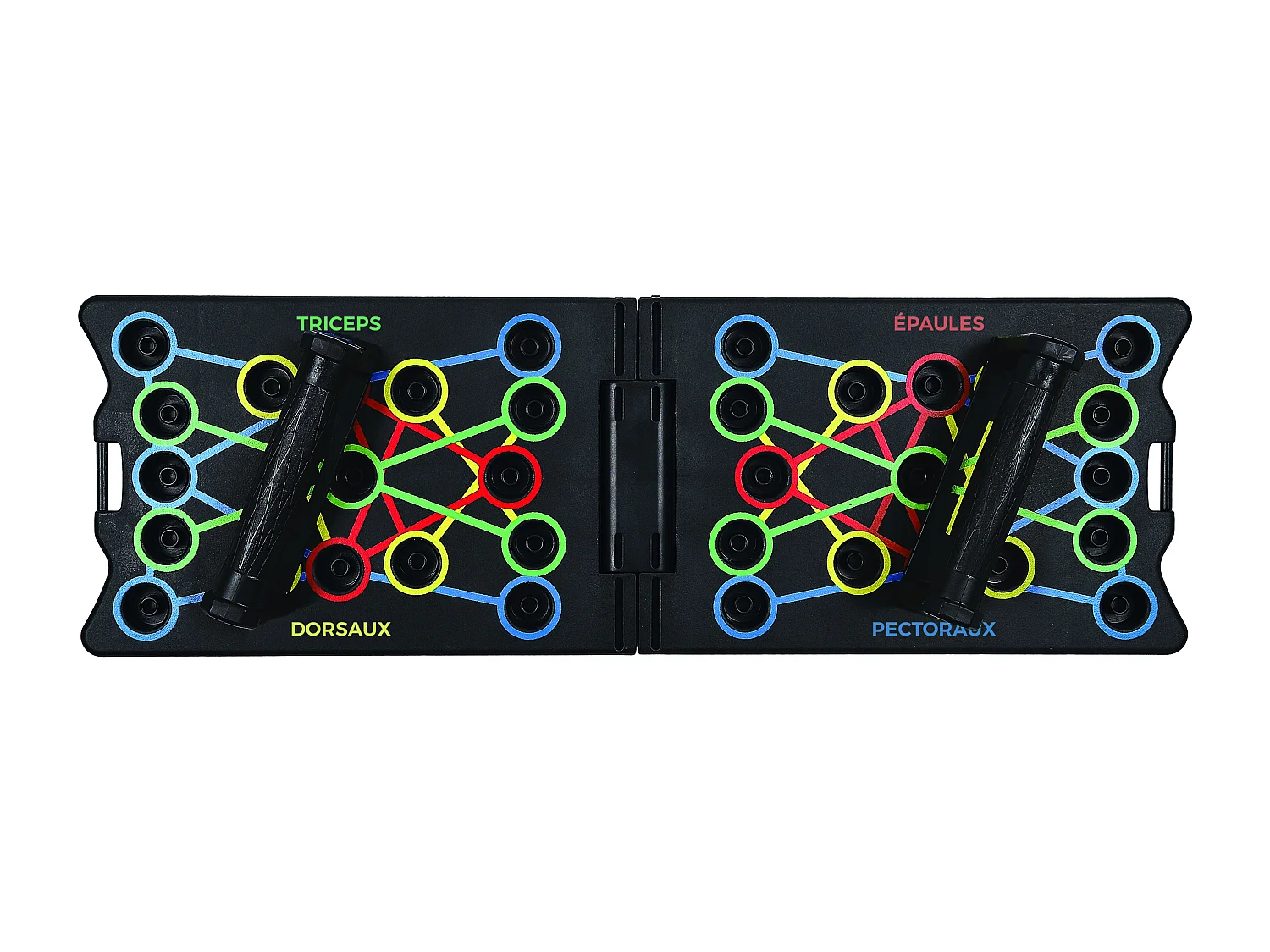 Planche De Musculation 17 En 1 Avec Elastique Multicolore