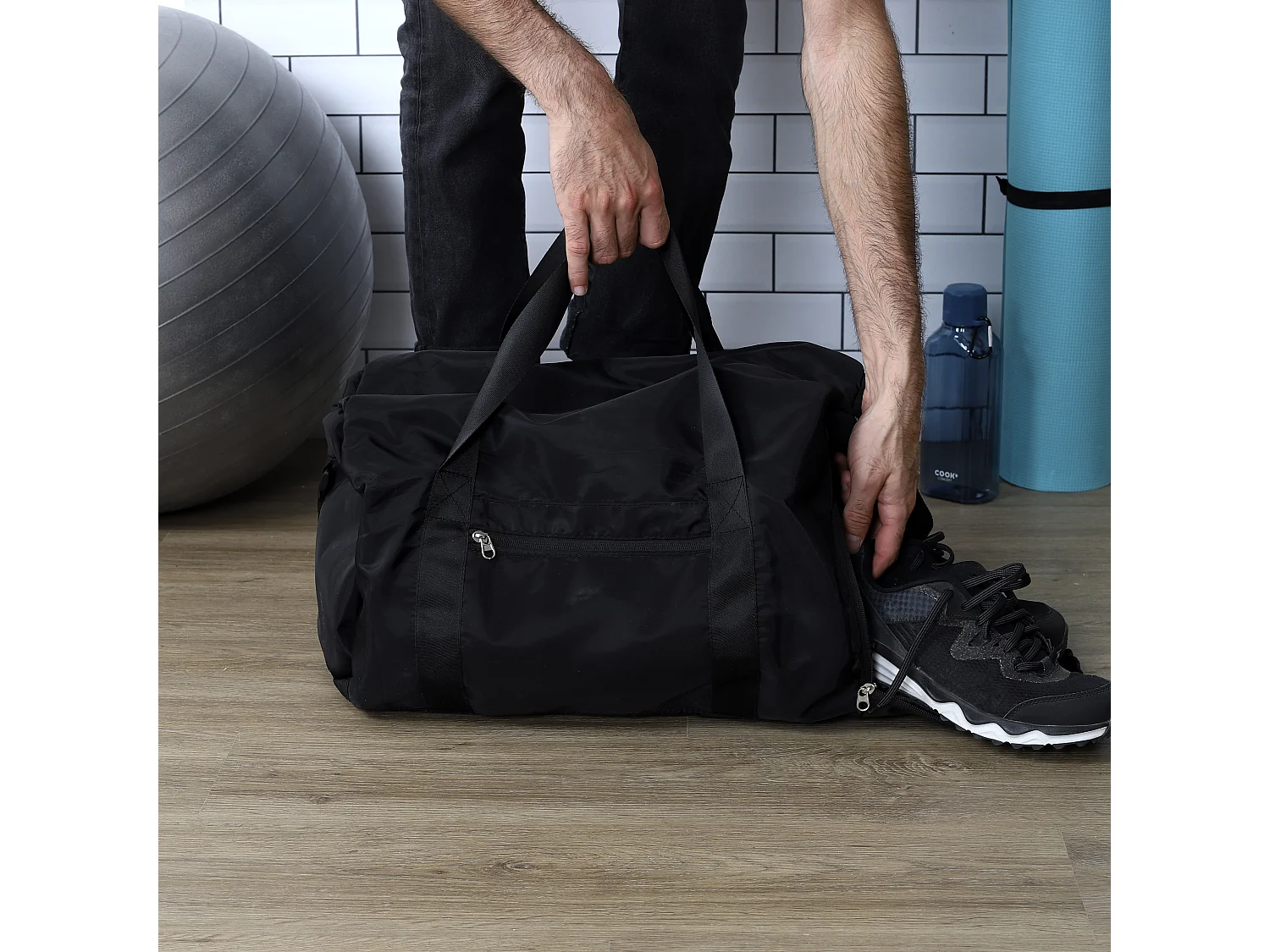 Sac De Sport Multi Compartiment Noir Noir