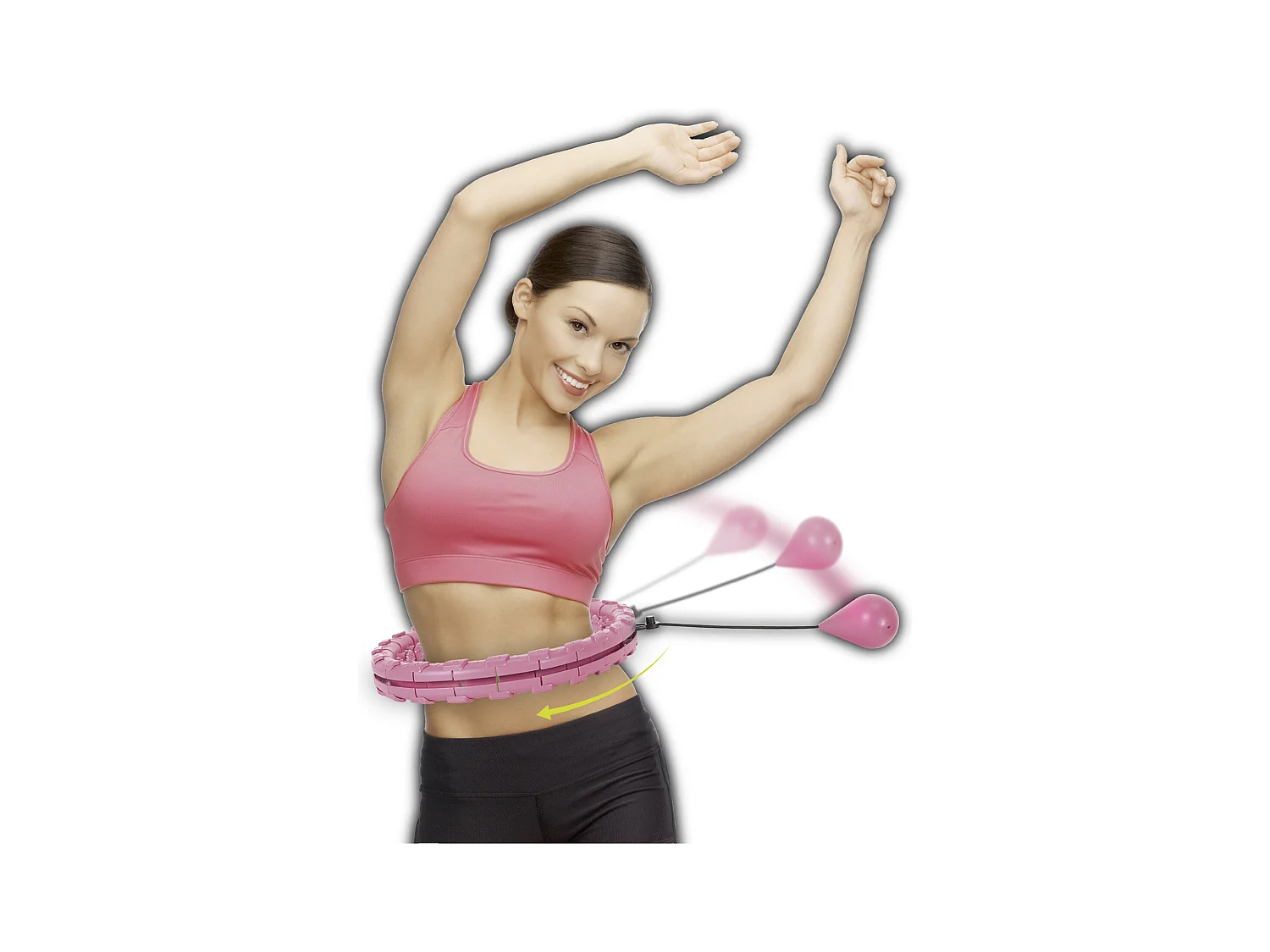 Cerceau De Fitness Reglable Rose