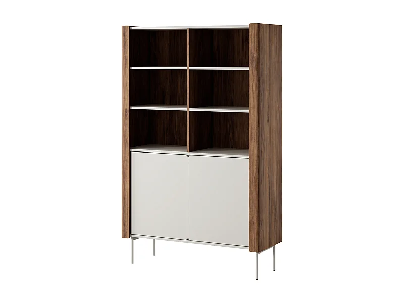 2-deurs buffetkast in gelaagd hout en kasjmier 105x167 cm