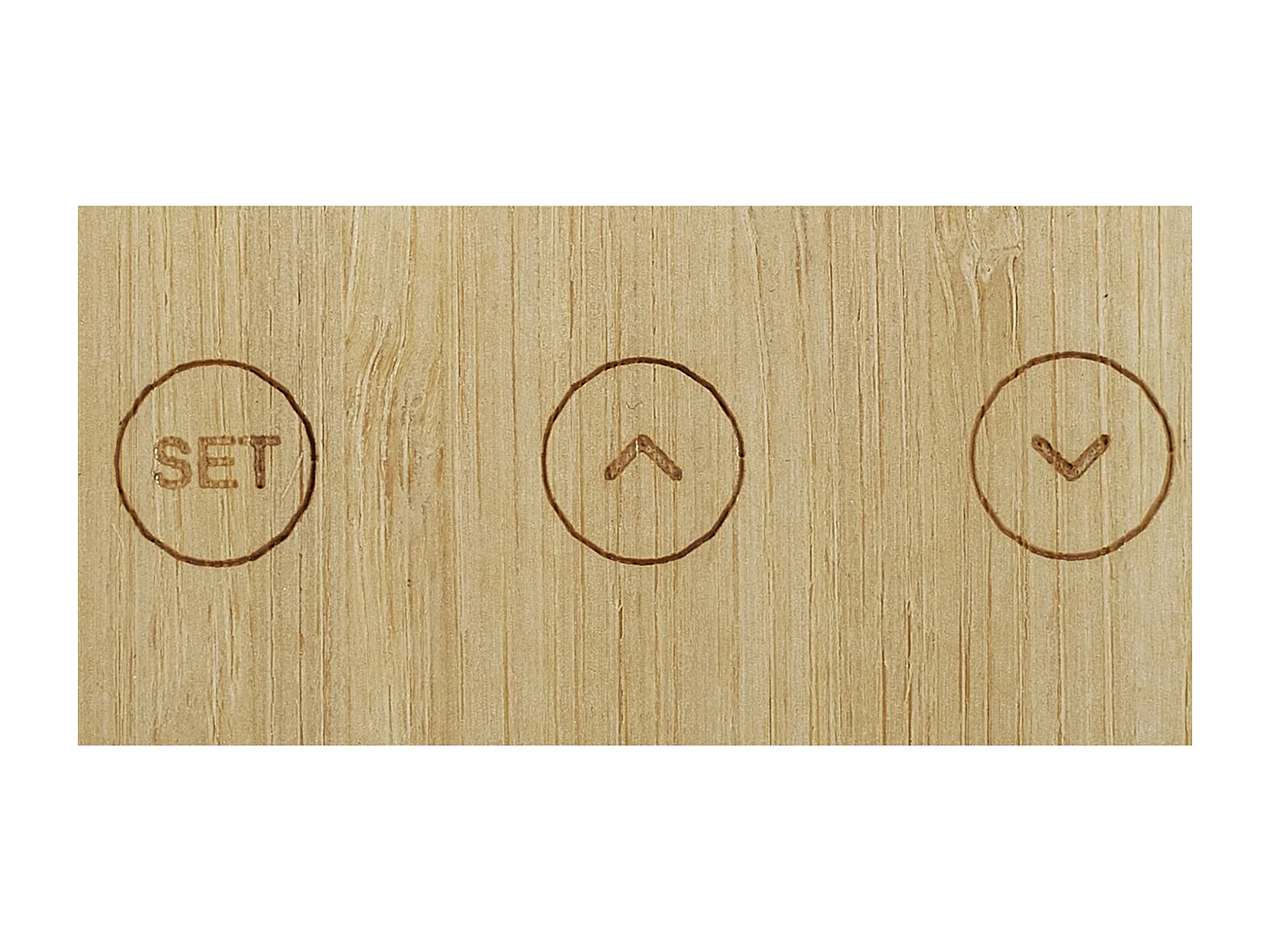 Reveil Station Meteo Bois Marron