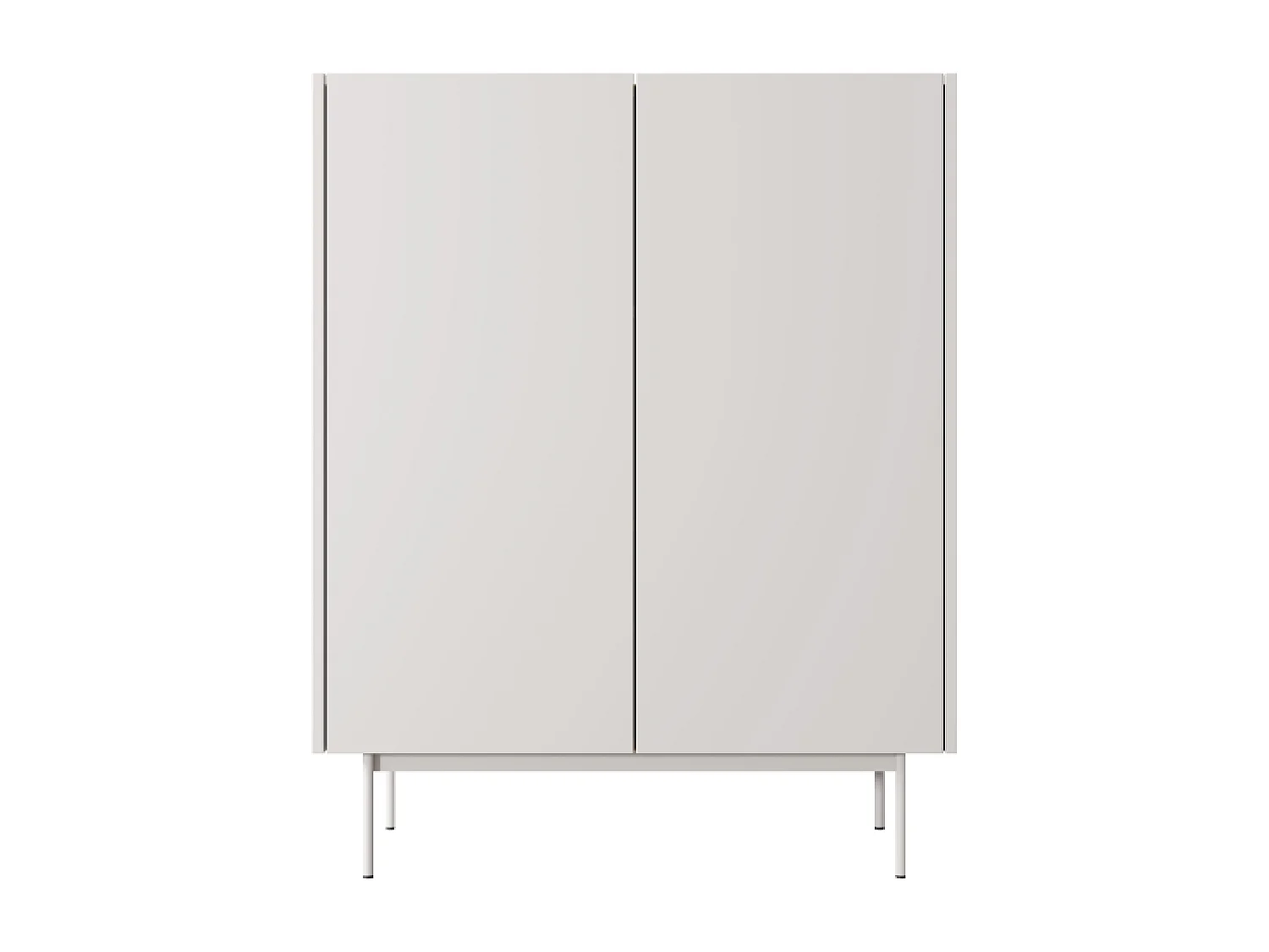 Buffet 2 portes en bois lamellé 97x122 cm