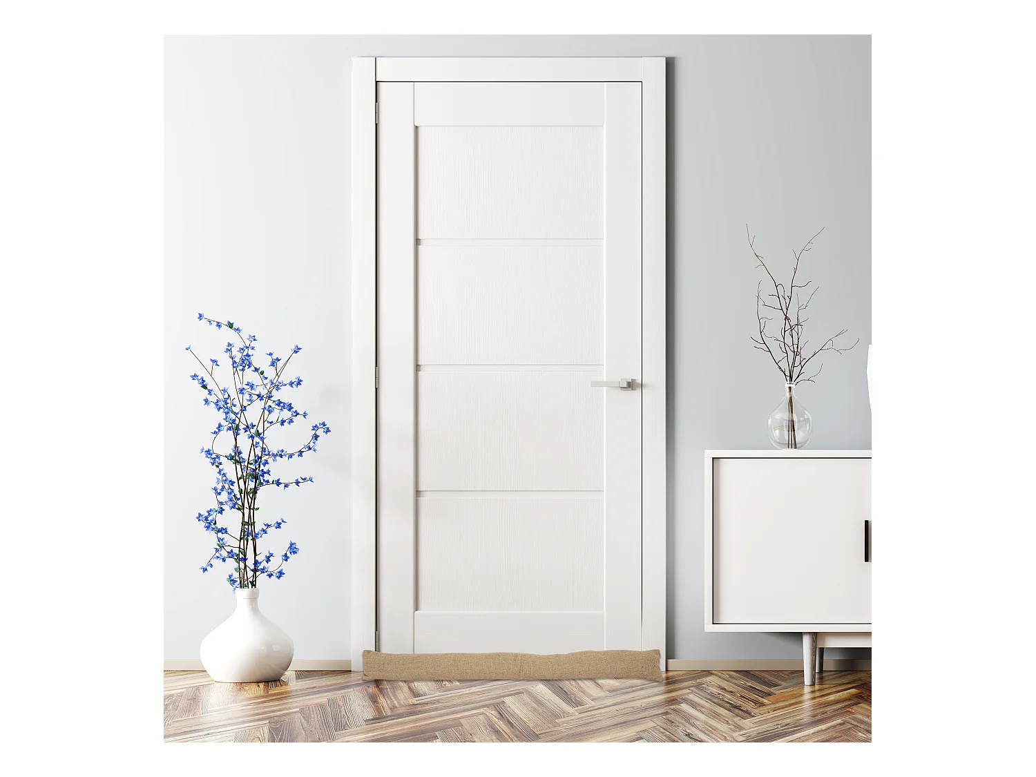 Boudin de Porte en Jute "Natural" 80cm Marron