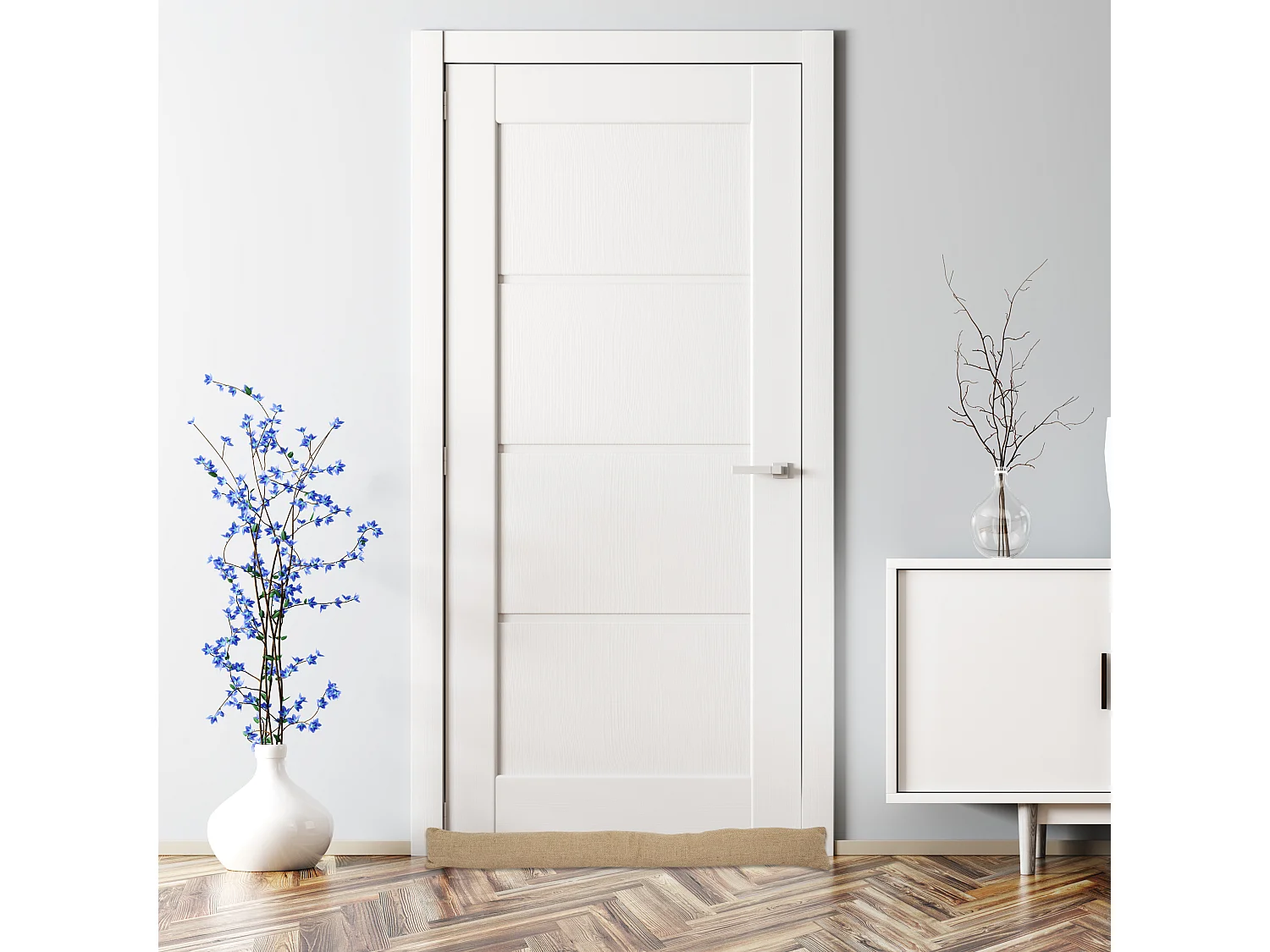 Boudin de Porte en Jute "Natural" 80cm Marron