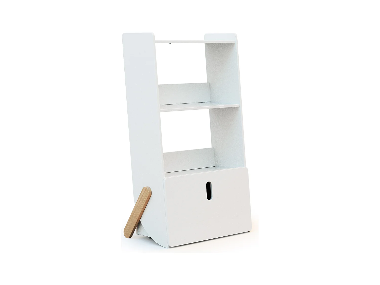 Piraten Kinderregal aus Holz - Weiß