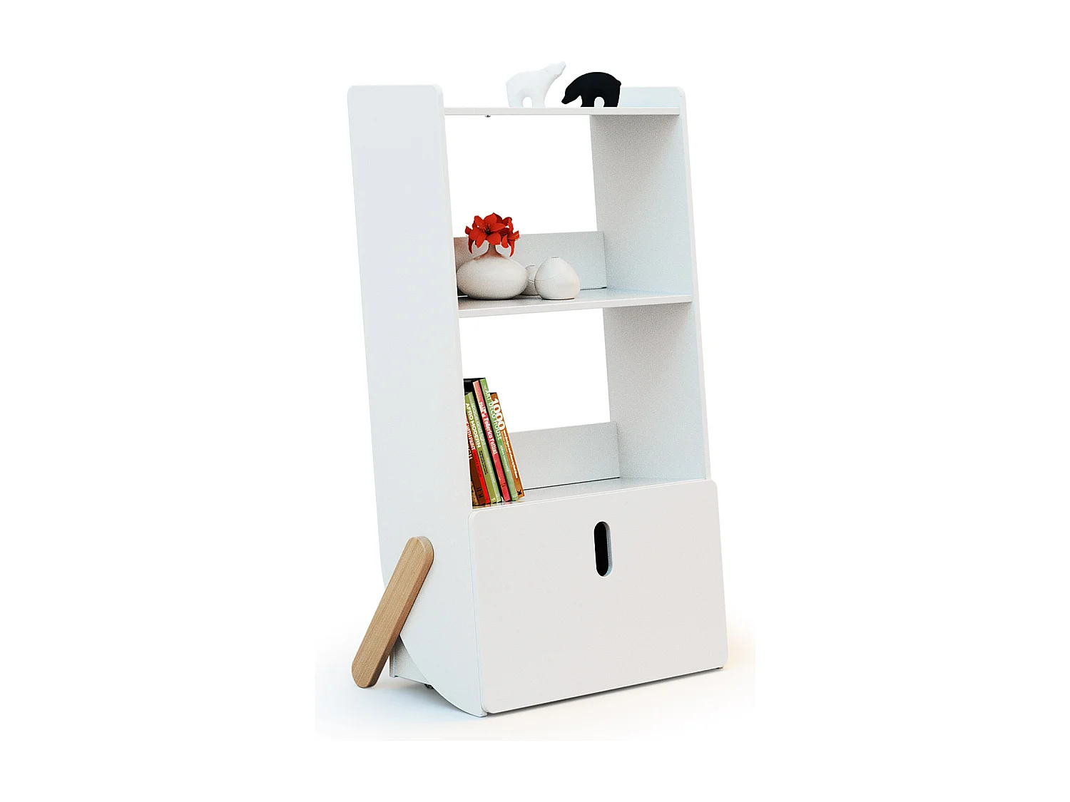 Piraat Houten Kinderplank - Wit