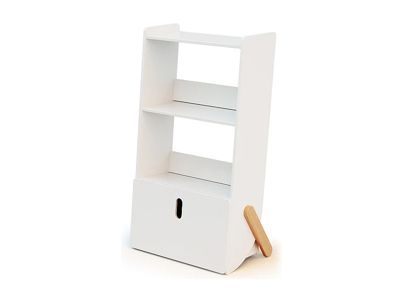 Étagère enfant Pirate en bois - Blanc