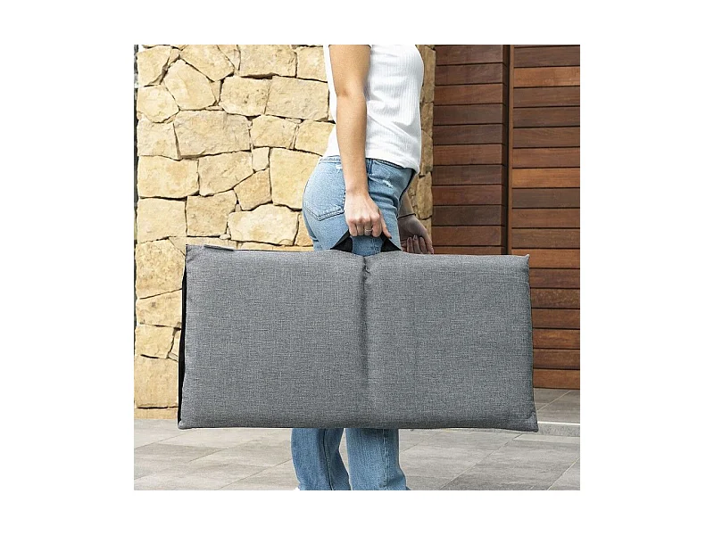 Silla de suelo Sitinel InnovaGoods reclinable 6 posiciones gris 6x40x82 cm