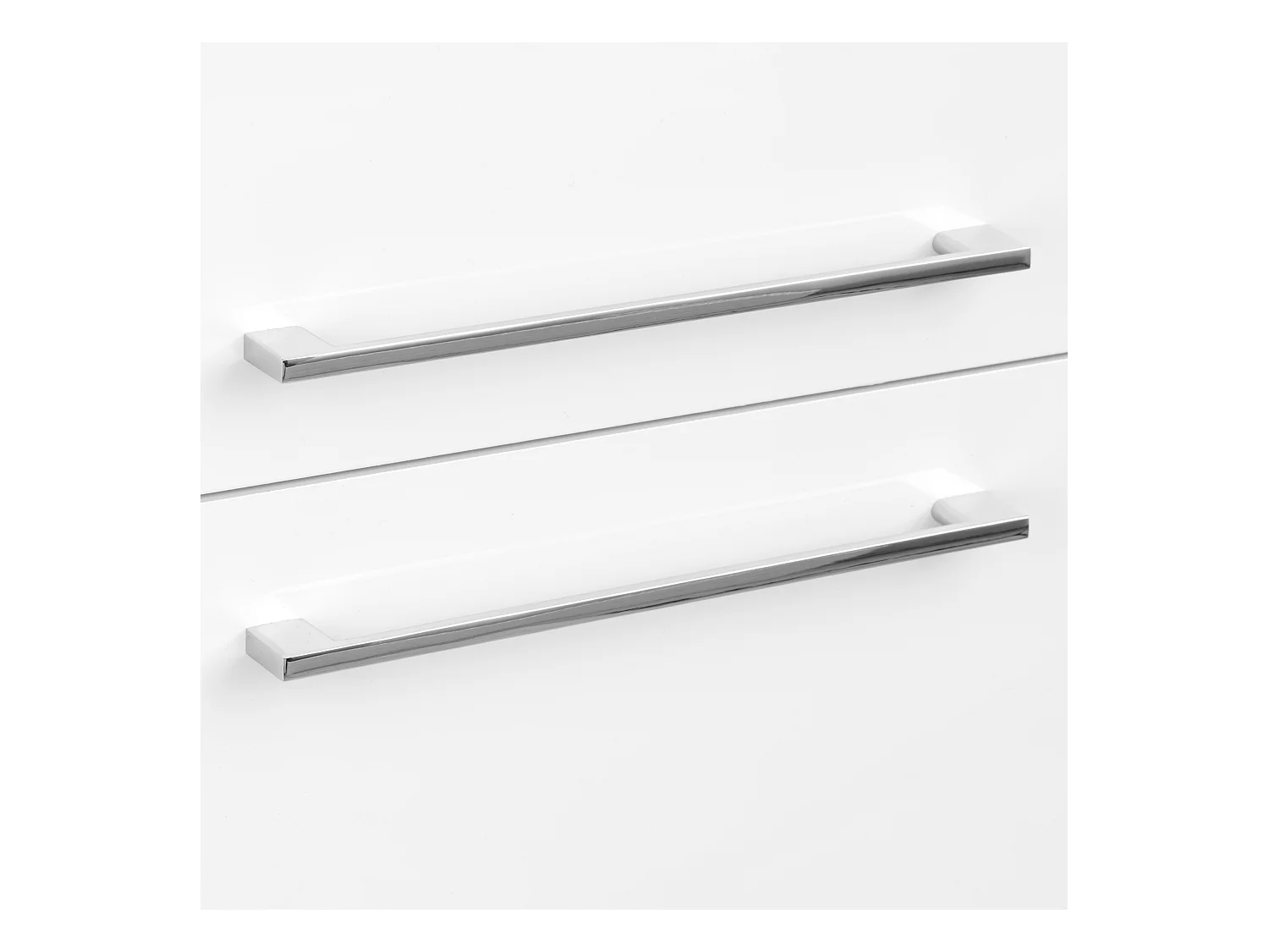 Armoire de salle de bain colonne haute 35 cm 2 portes blanc brillant Sol blanc