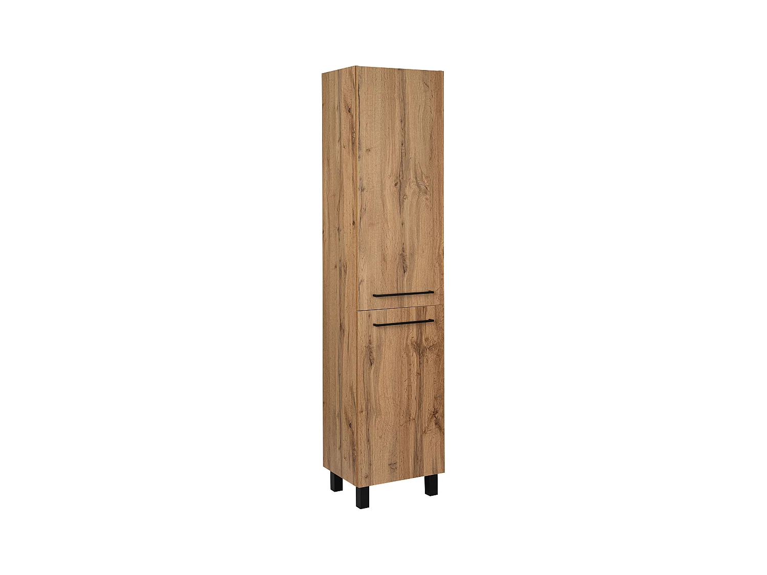 Badkamermeubel Hoge staande kast 40 cm Eikenhout Wotan Sol
