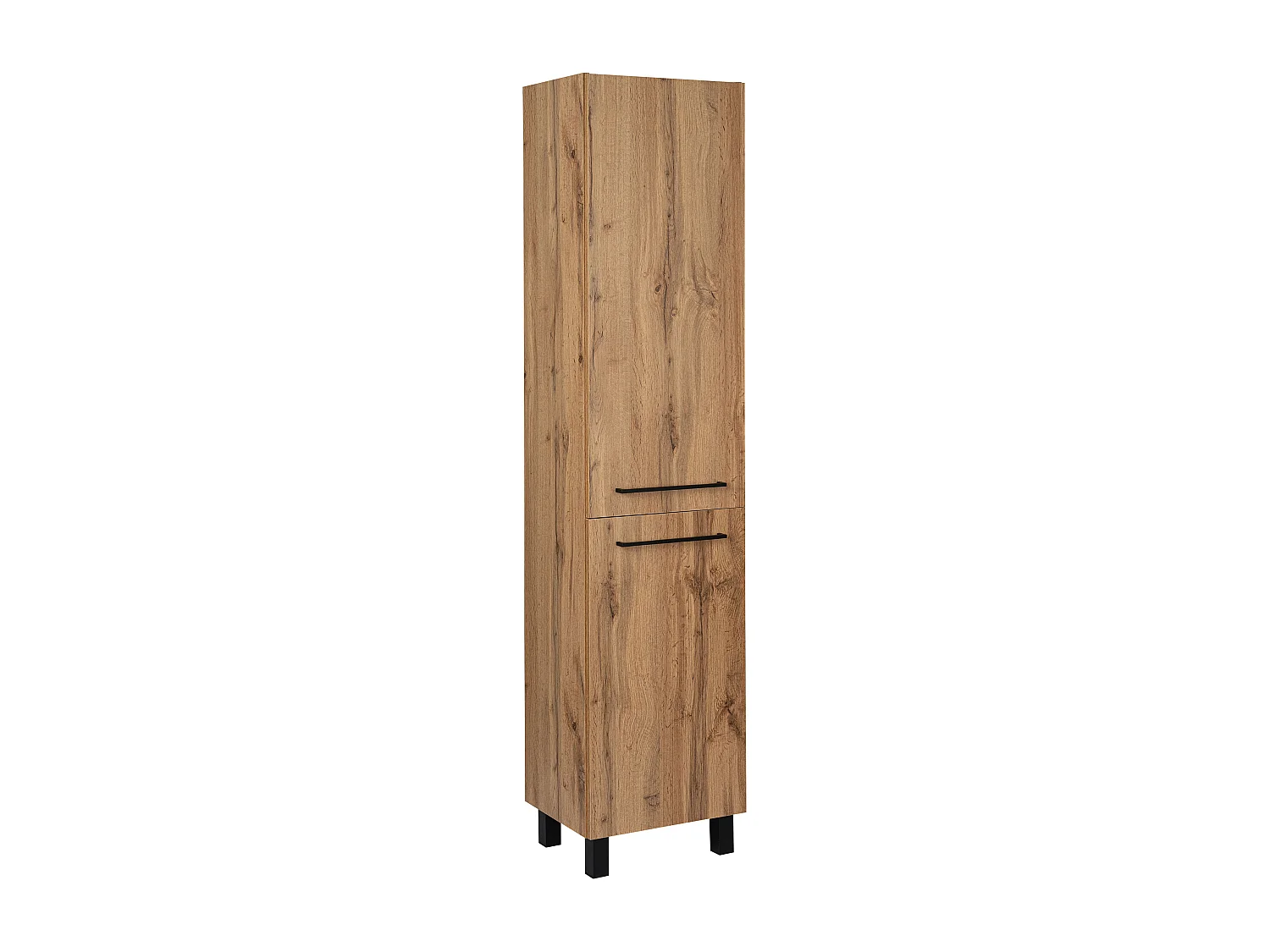 Armoire de salle de bain colonne haute 40 cm chêne Wotan Sol