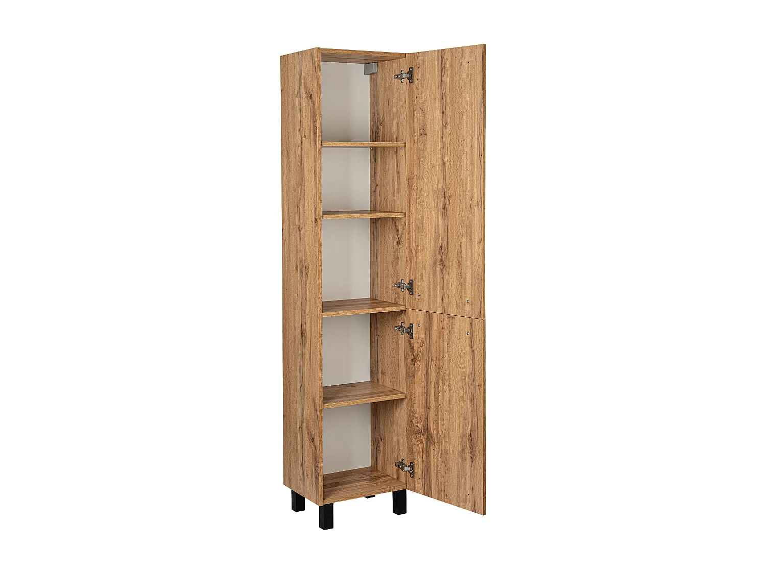 Armoire de salle de bain colonne haute 40 cm chêne Wotan Sol