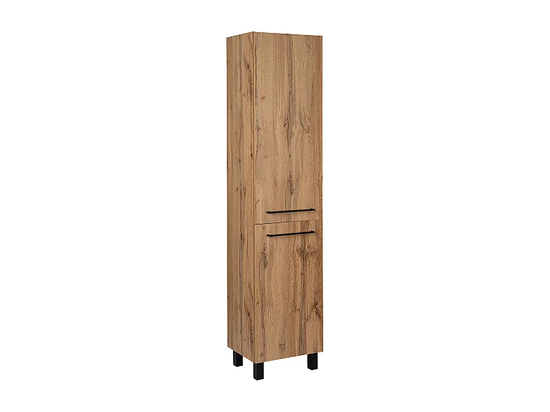 Armoire de salle de bain colonne haute 40 cm chêne Wotan Sol