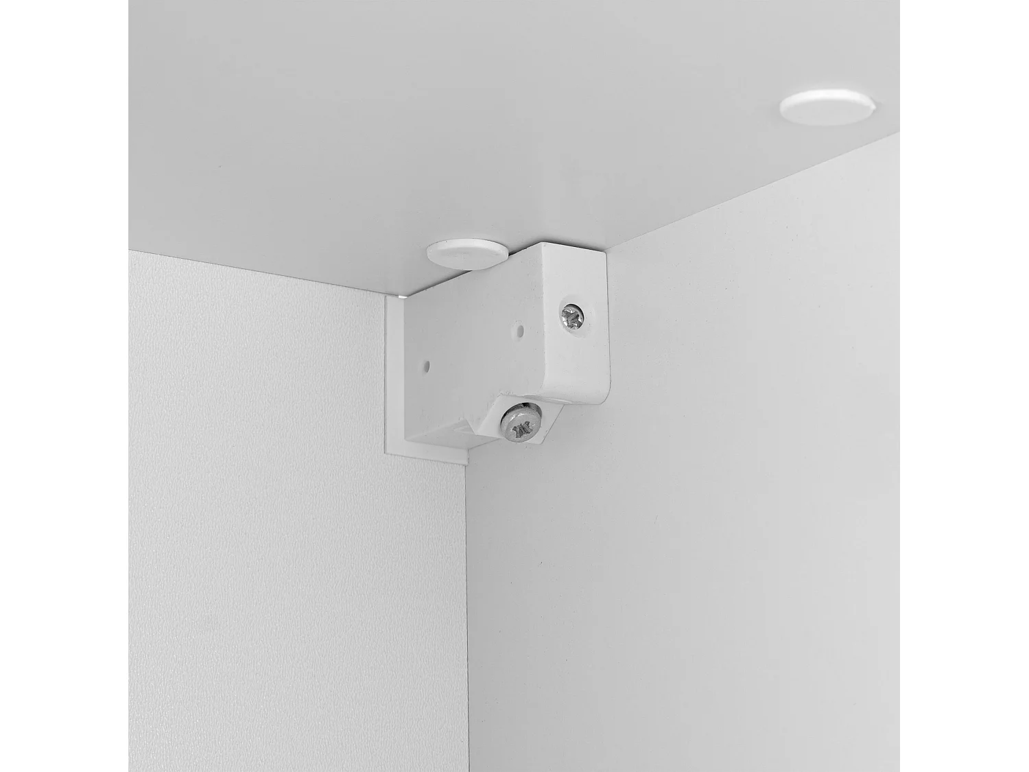 Geribbelde badkamerkast Hoge kolom 1 deur Wit mat Amy