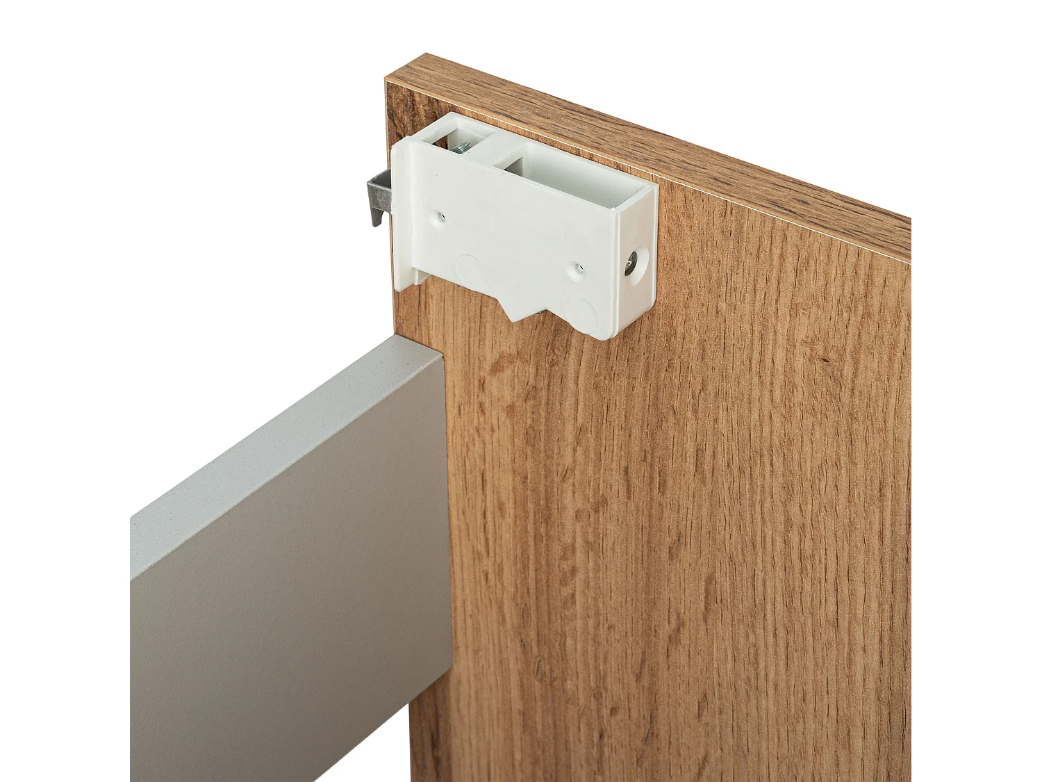 Badezimmerset 60cm Eiche Wotan Schrank mit Waschbecken Hochshrank Sol