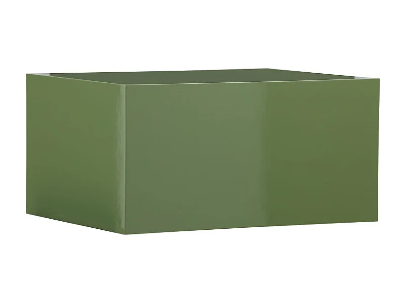 Table Basse Design "York" 80cm Vert Foncé