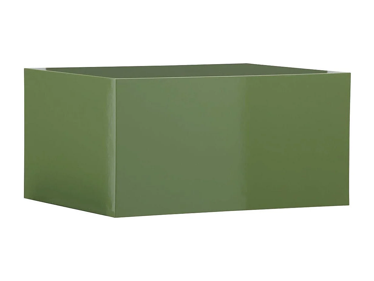 Table Basse Design "York" 80cm Vert Foncé