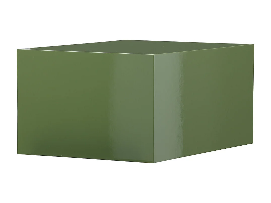 Table Basse Design "York" 80cm Vert Foncé