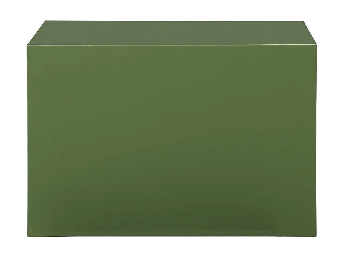 Table Basse Design "York" 80cm Vert Foncé