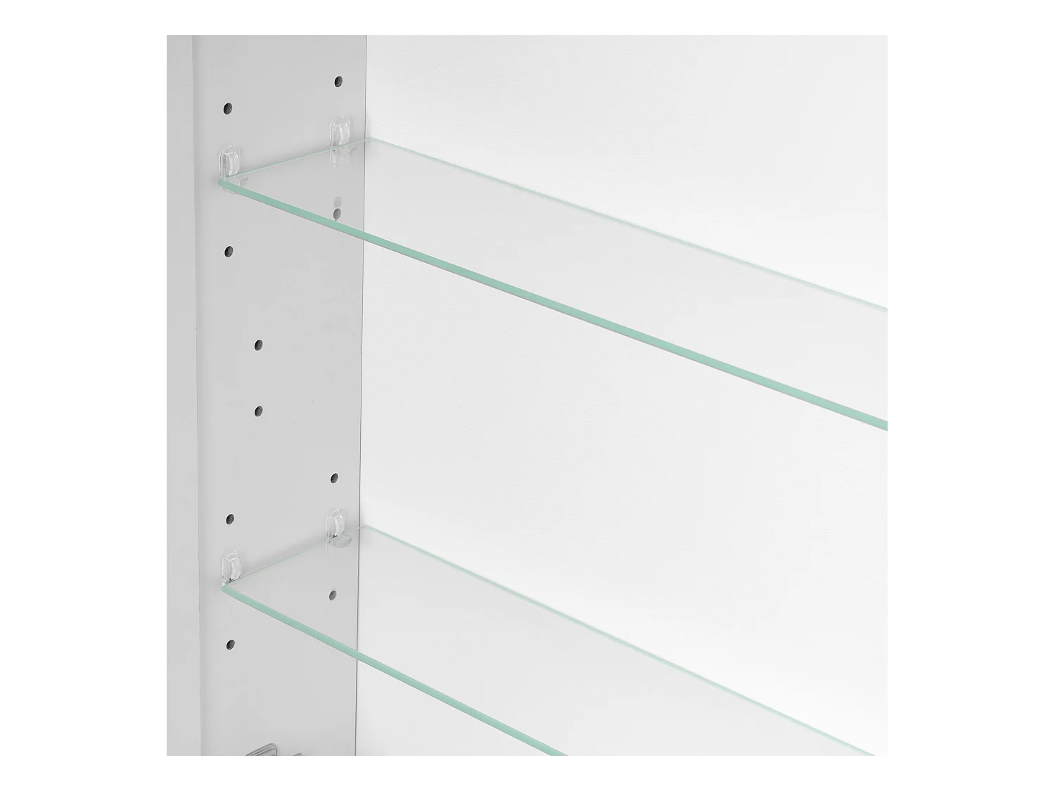 Badkamerkast met spiegel 60 cm 1 deur wit mat Amy