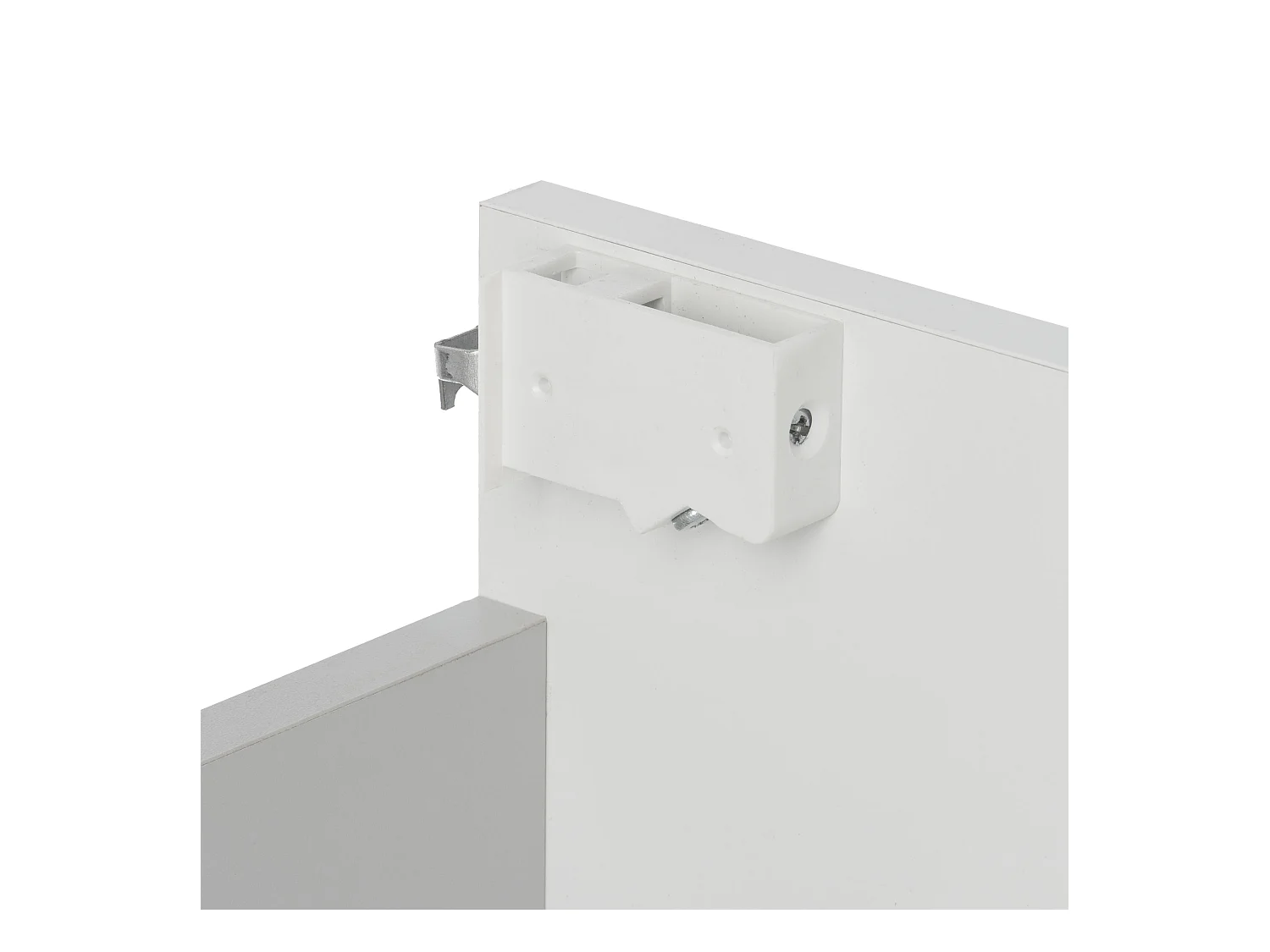 Ensemble de salle de bain rainuré 60 cm Meuble avec lavabo Blanc mat Amy