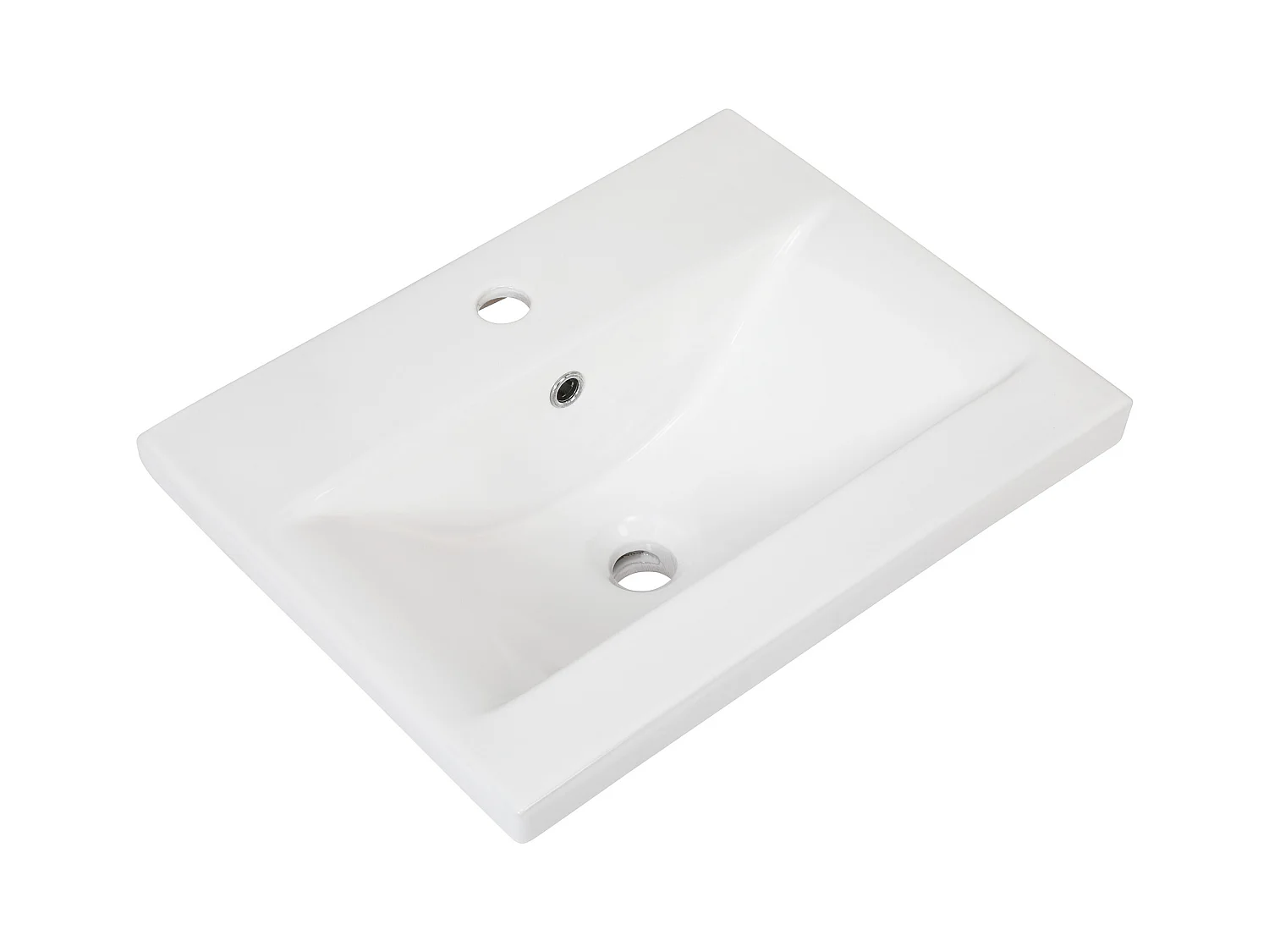 Badezimmerset 50cm Stehschrank mit Waschbecken Eiche Wotan Sol Wotan