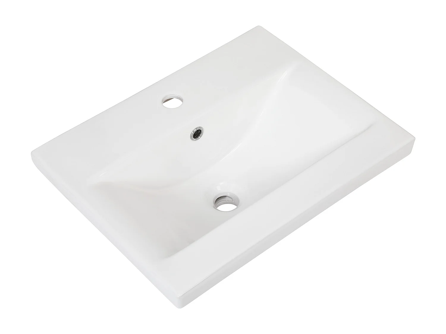 Badezimmerset 50cm Stehschrank mit Waschbecken Eiche Wotan Sol Wotan