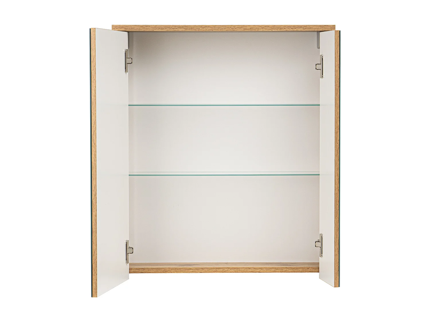 Ensemble de salle de bain 60 cm Vivien Chêne Wotan Colonne Armoire avec miroir